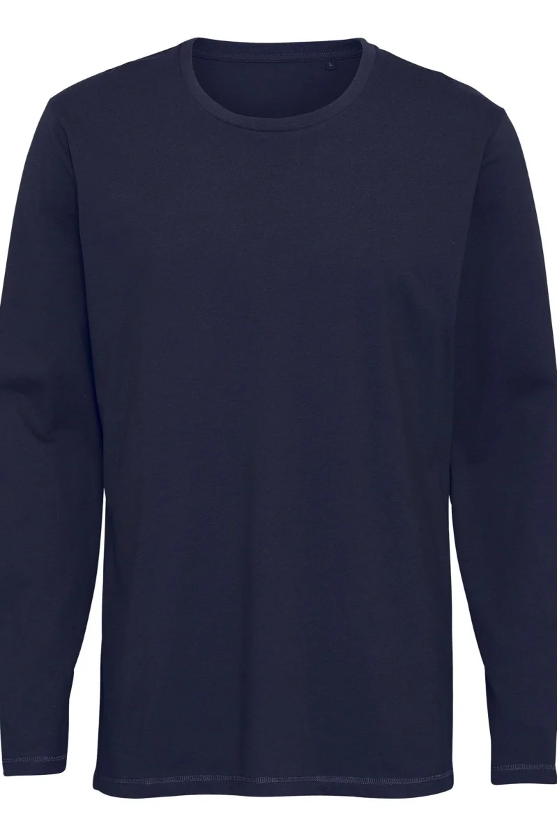 T-shirt di base a maniche lunghe-Navy - immagine 6