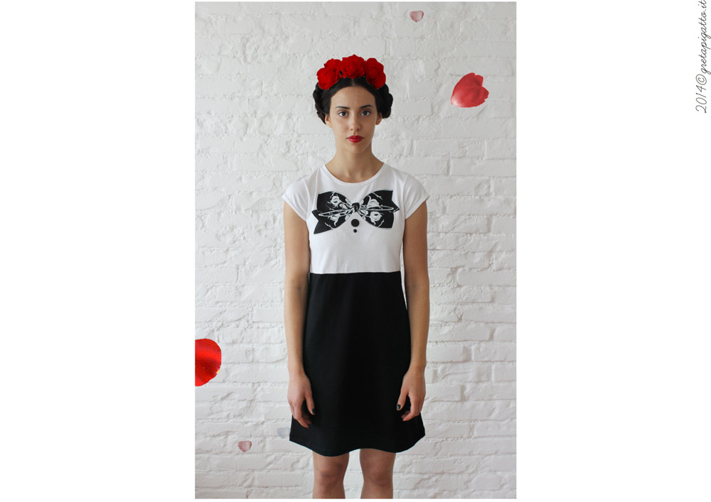 Vestito Frida dipinto a mano - immagine 5