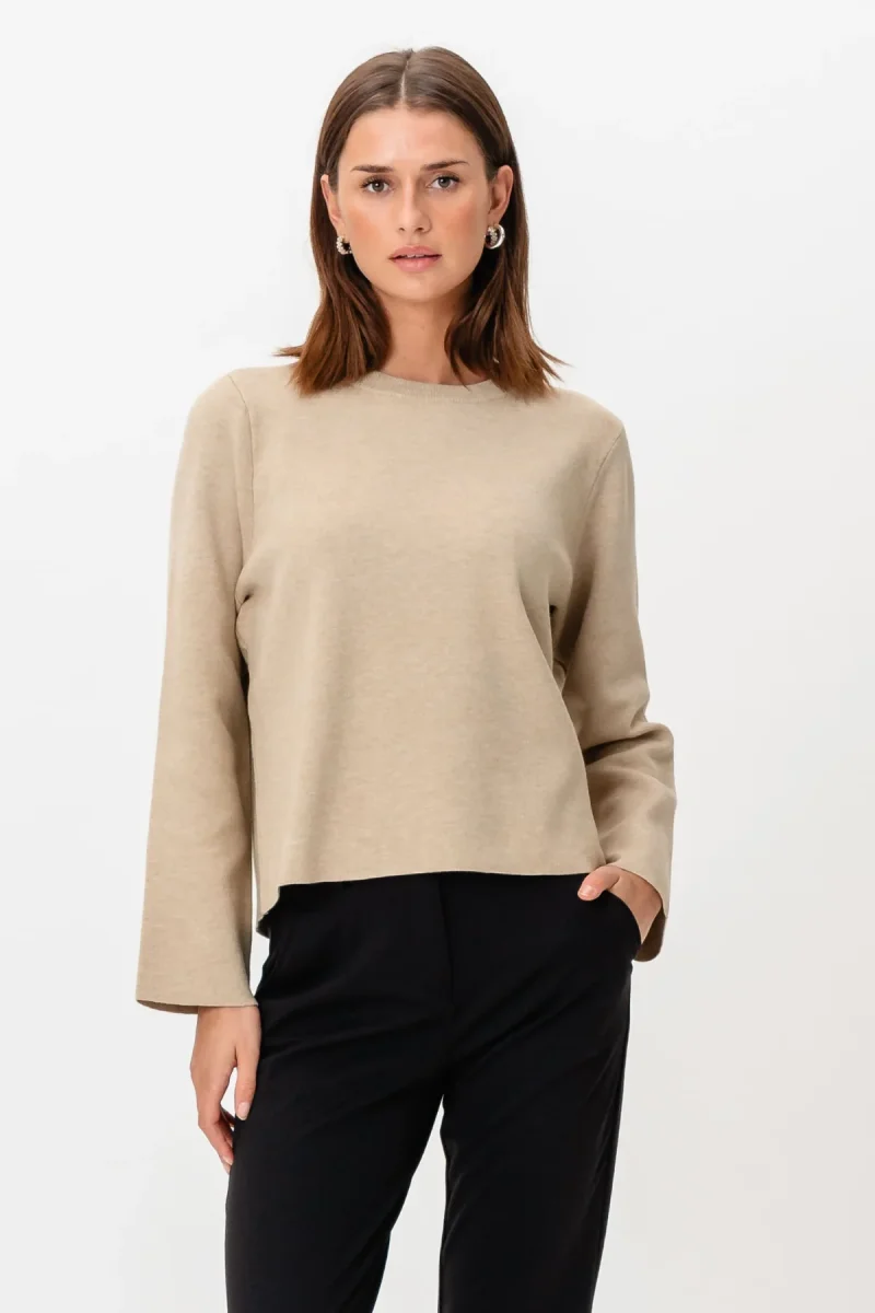 Reynard O -Neck Pullover - humus - immagine 2