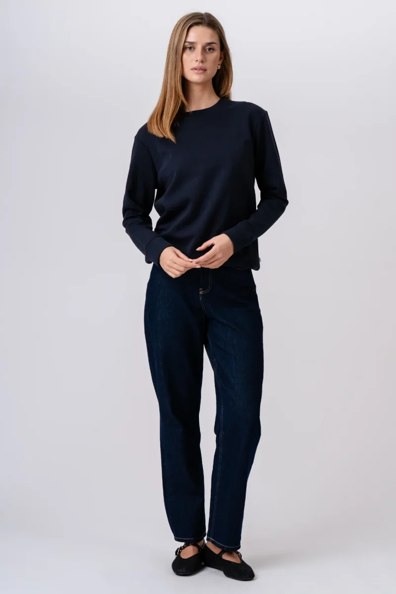 Felpa Girocollo - Blu Navy - immagine 3