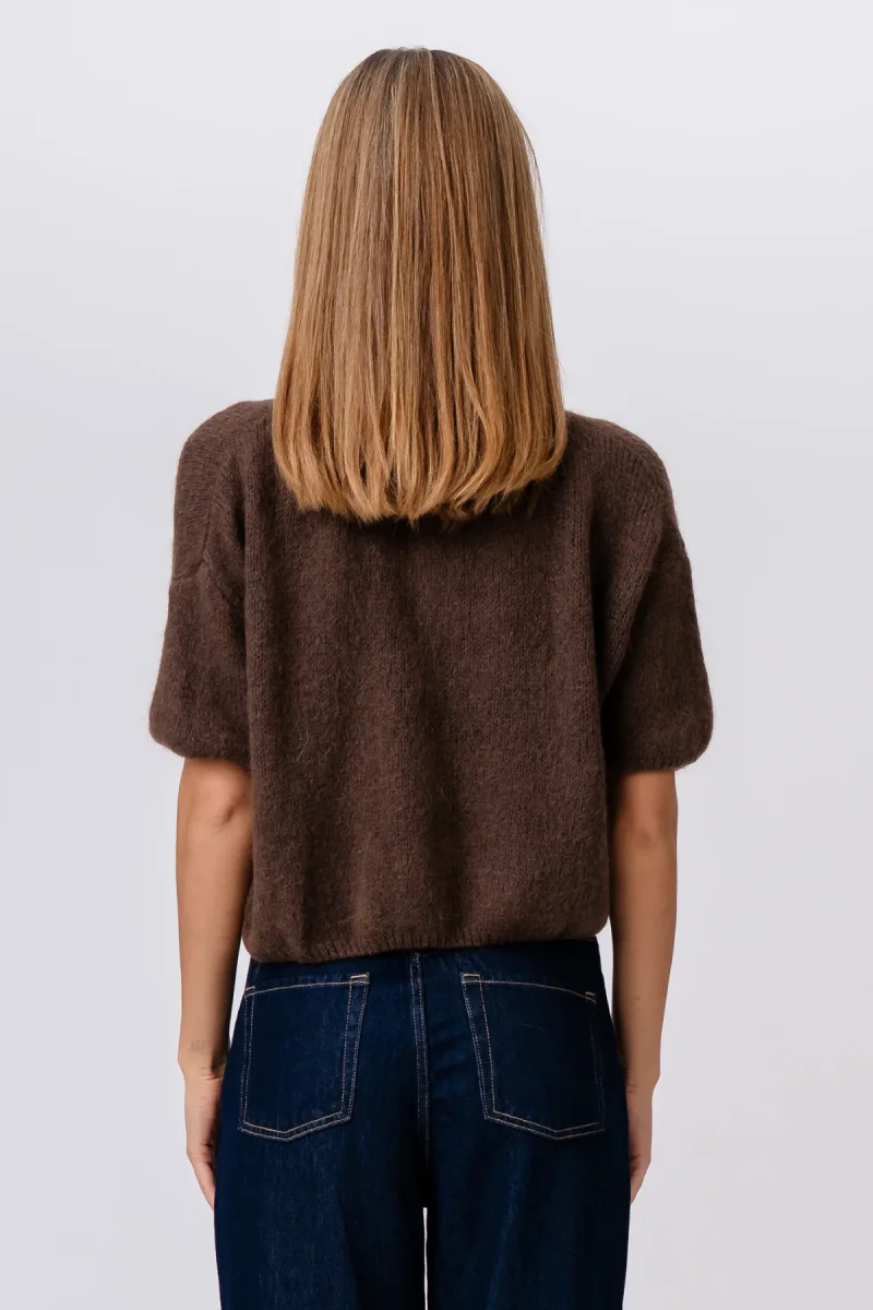 Maglia a maniche corte Mary - Marrone - immagine 8