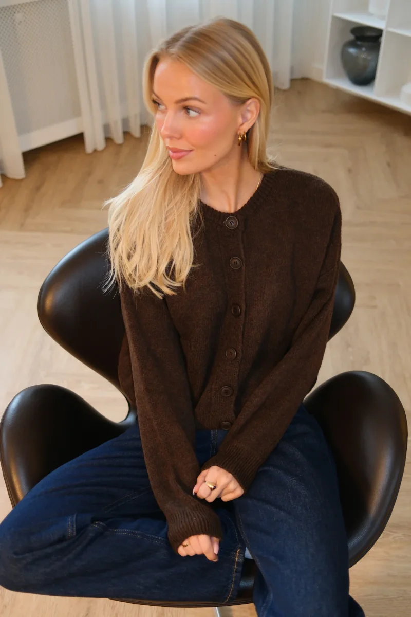 Cardigan Angelique - Marrone - immagine 3