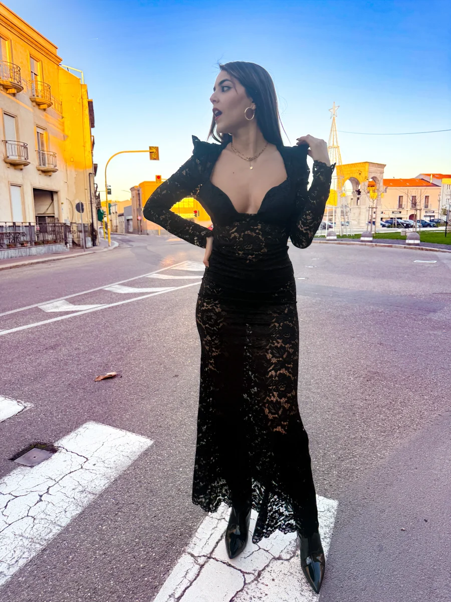 Maxi abito “Venom Lace” - immagine 2