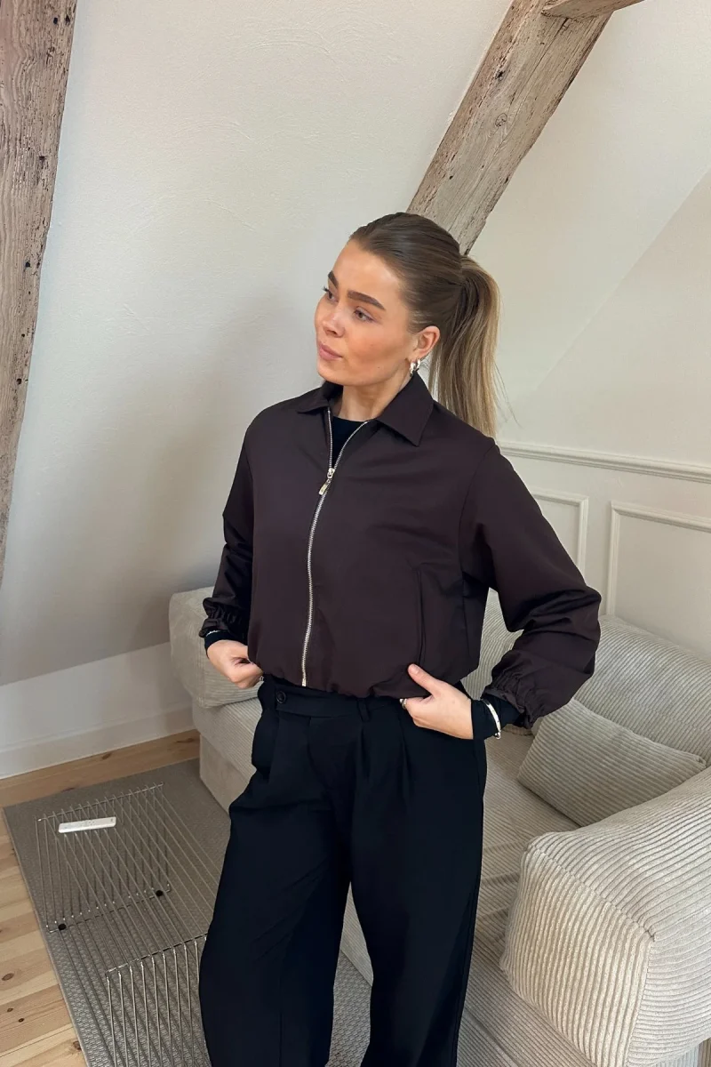 Giacca corta Kylie - Marrone - immagine 3