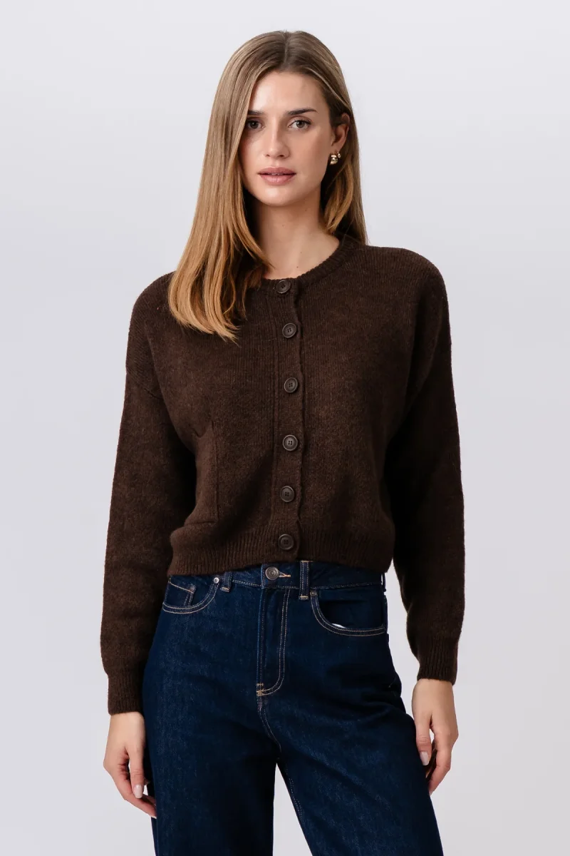 Cardigan Angelique - Marrone - immagine 2