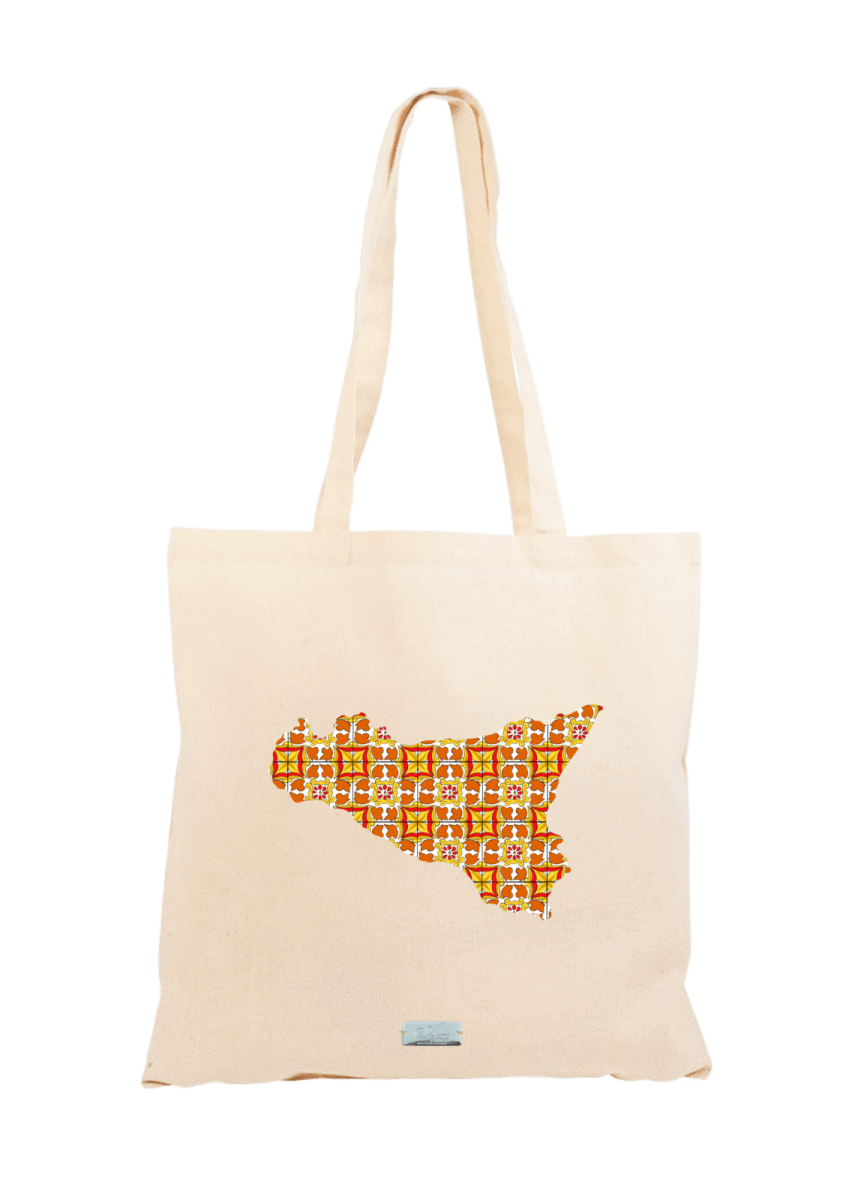 Shopper Bag “Maioliche rosse” - immagine 2
