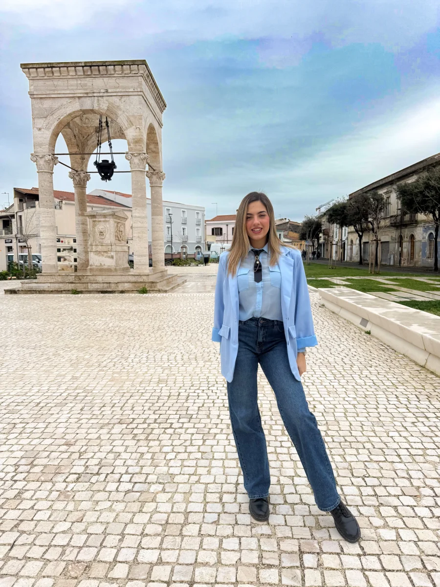 Camicia “Skycloud” celeste - immagine 5
