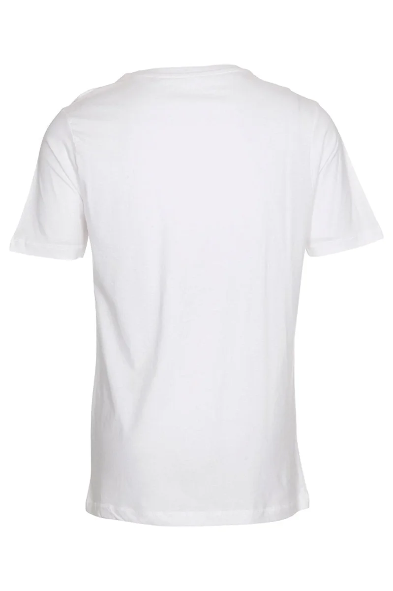 Basic T-shirt scollo a V - Bianca - immagine 5