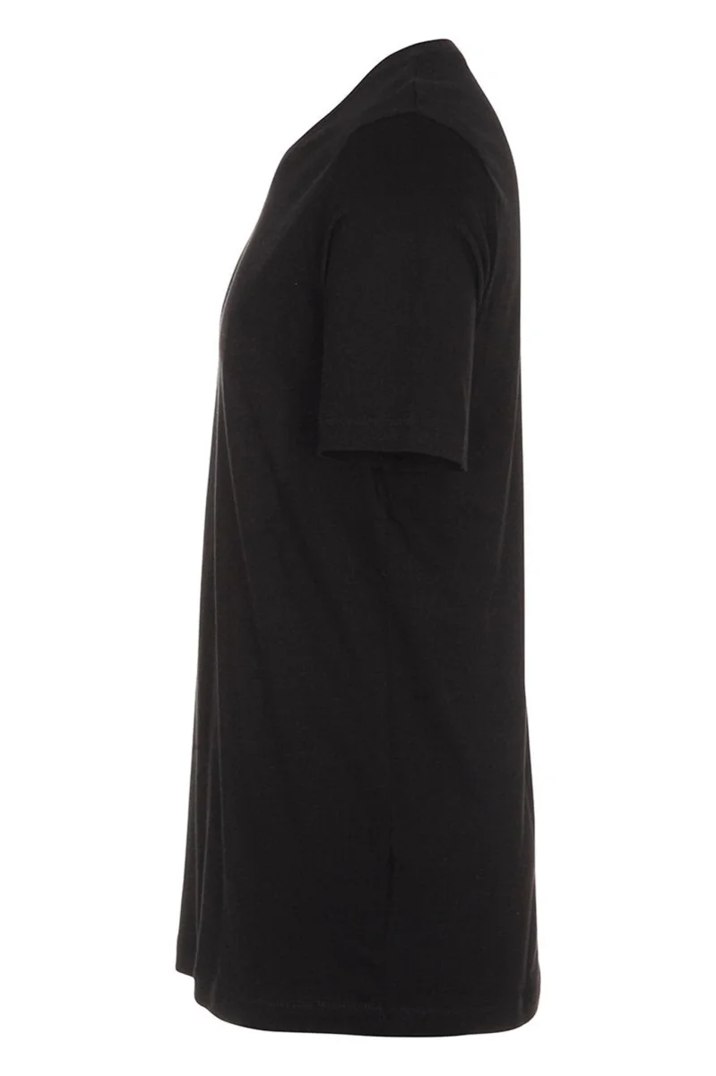 Basic T-shirt scollo a V - Nero - immagine 7