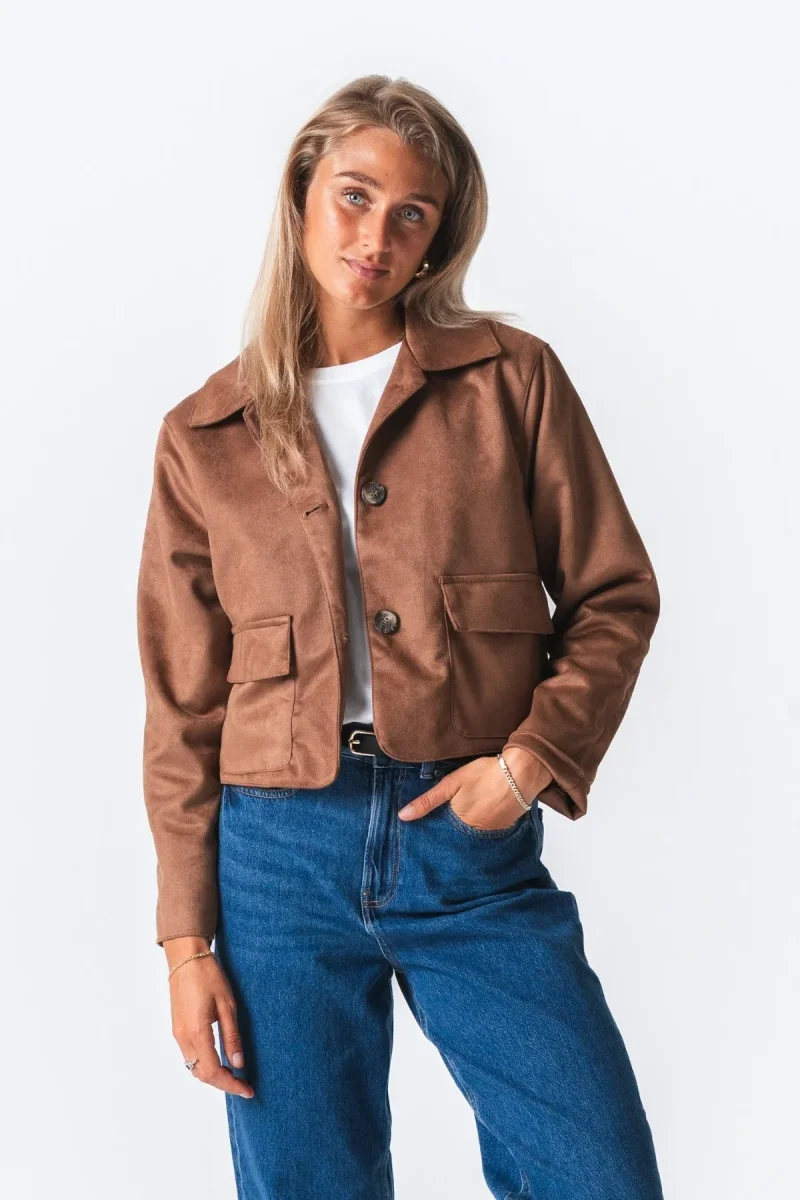 Giacca corta Nelly - Brown - immagine 2