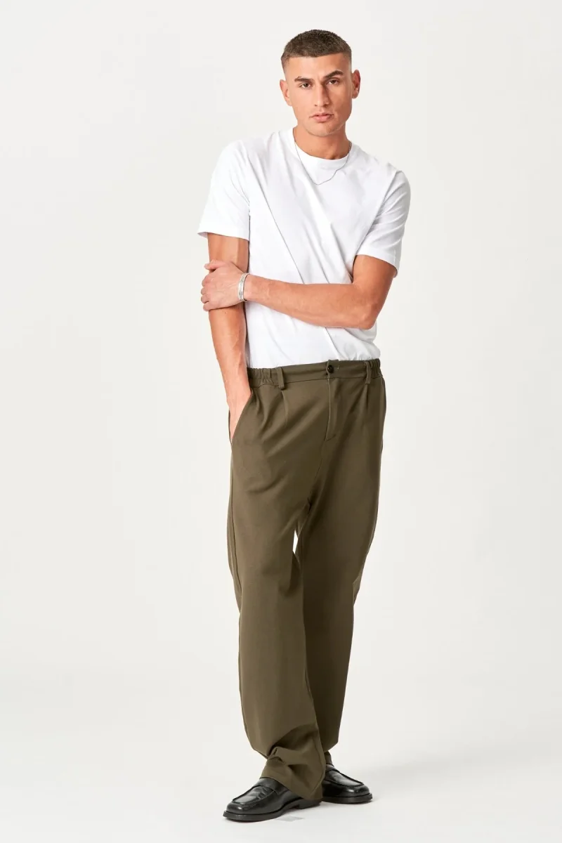 Abito Pants Sciolto - verde esercito - immagine 7