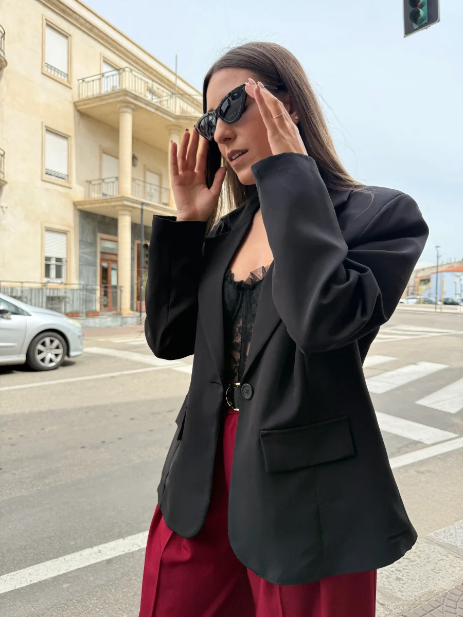 Blazer “Hills” nero