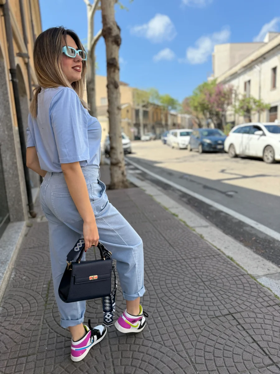 Pantaloni “Pastely” azzurri - immagine 5