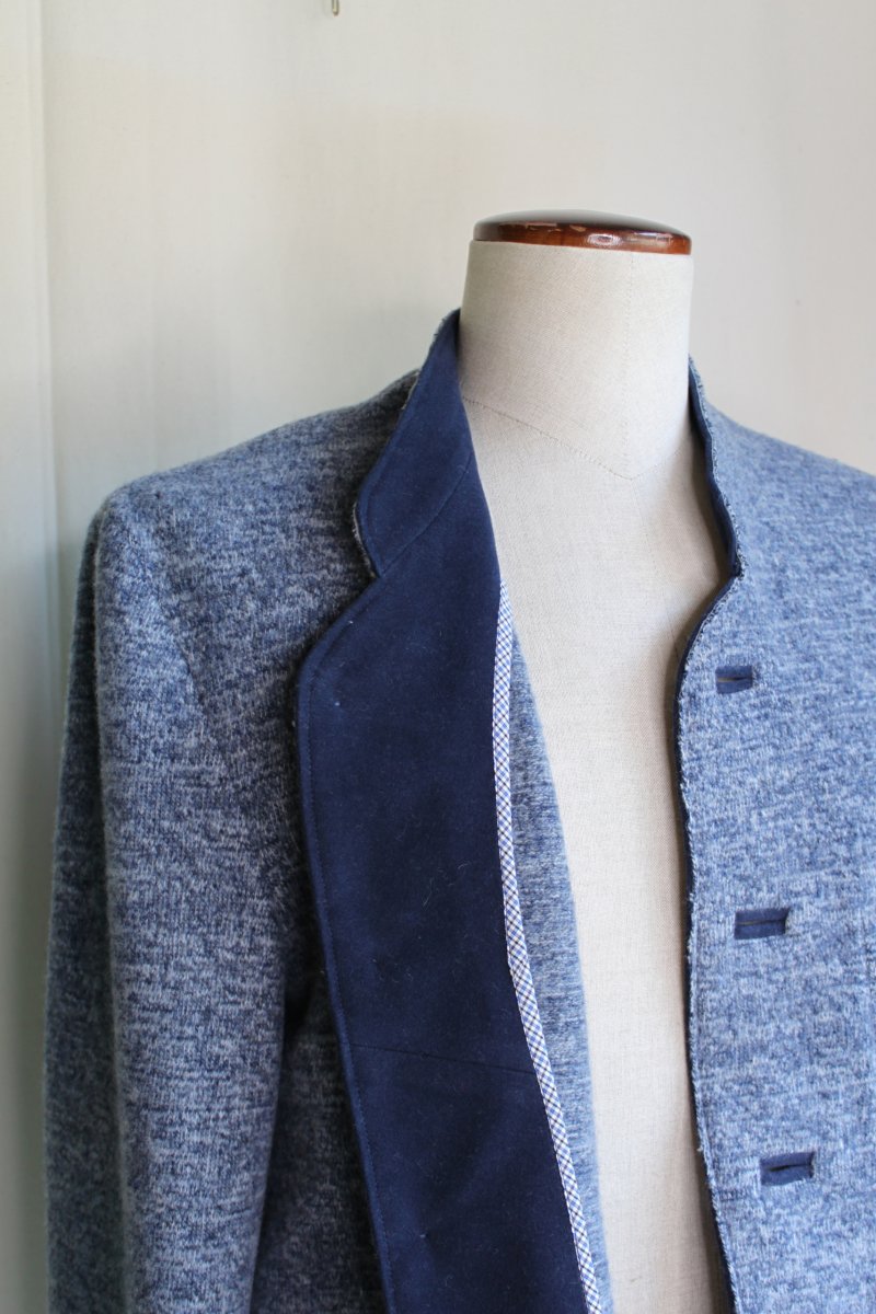 Giacca da uomo in lana cotta misto cashmere - immagine 4