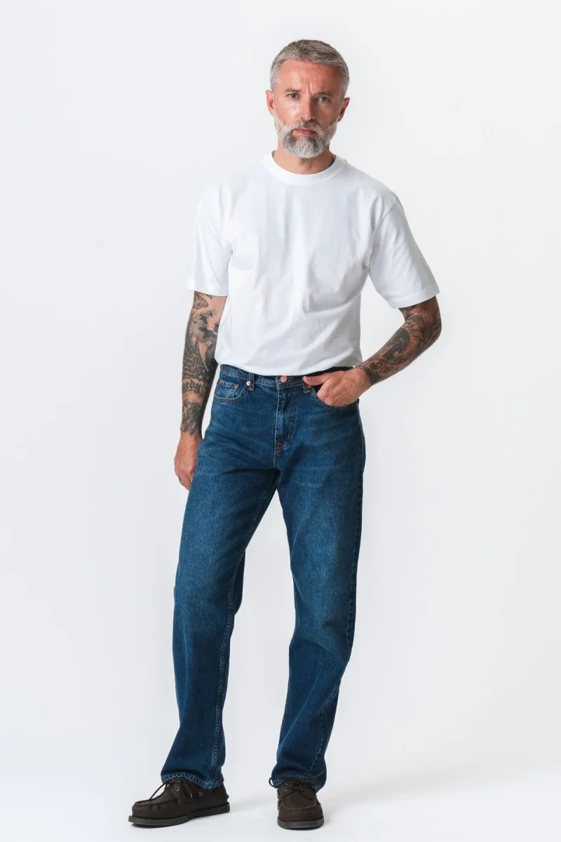 Jeans di noah sciometto - denim blu scuro - immagine 3