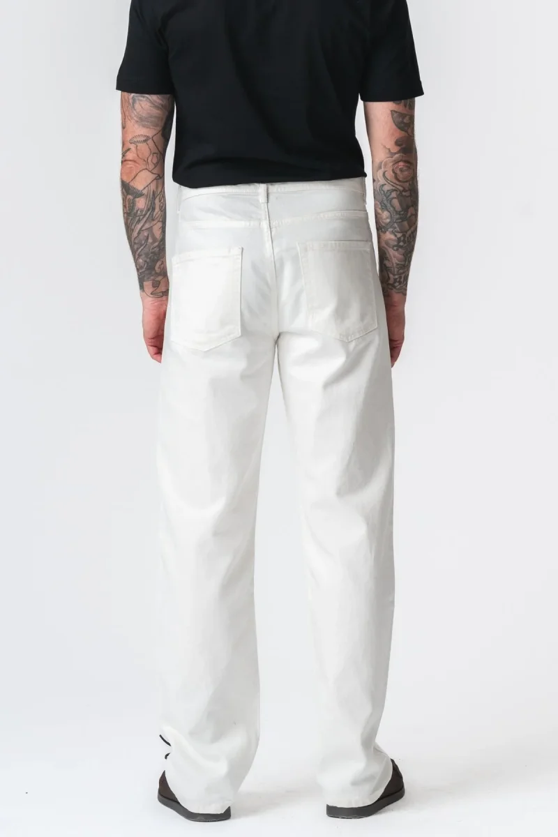 Jeans in forma Noah sciolta - denim bianco - immagine 6