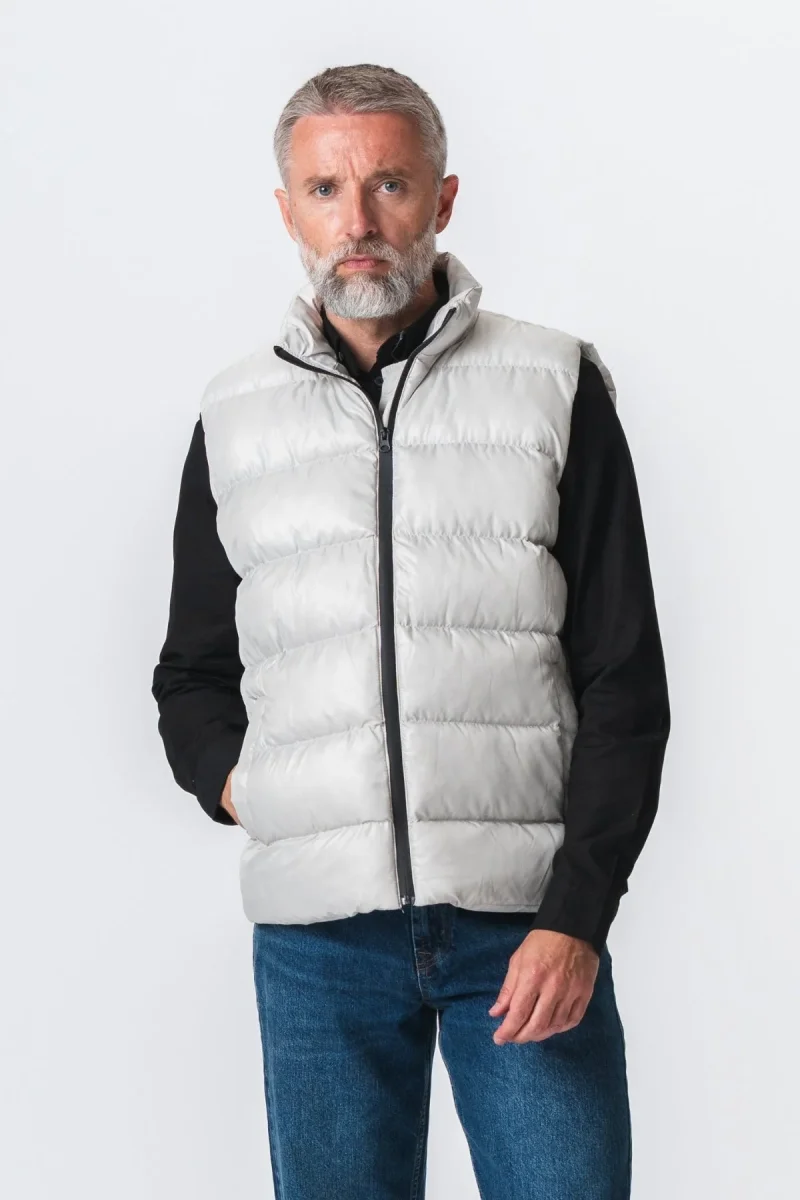 Gilet puffer - sabbia - immagine 2