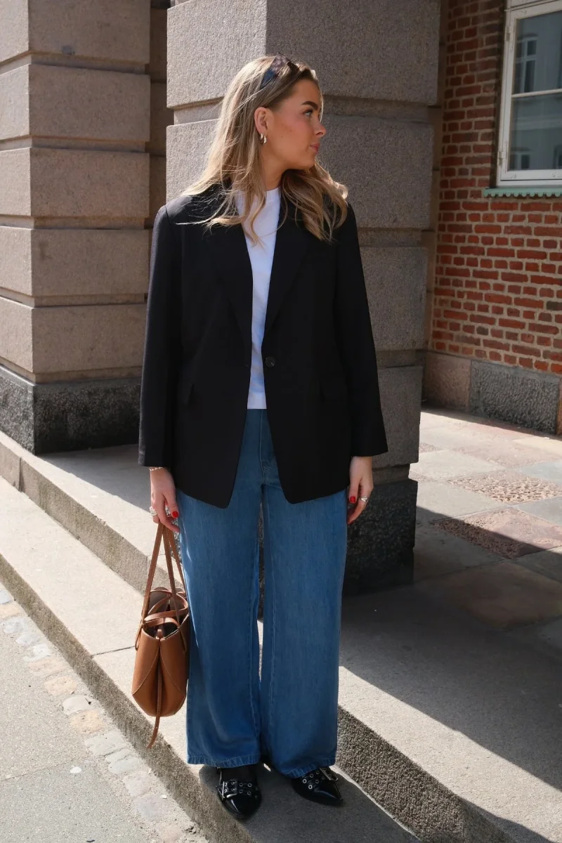 Frame Lisa larga Pants - denim azzurro - immagine 3