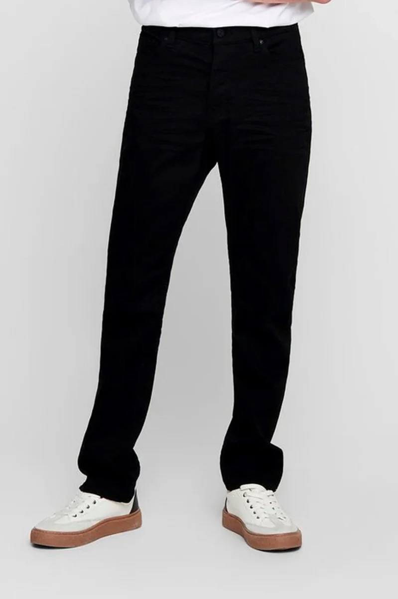 Jeans Mike Stretch - Black (Wide Fit) - immagine 2