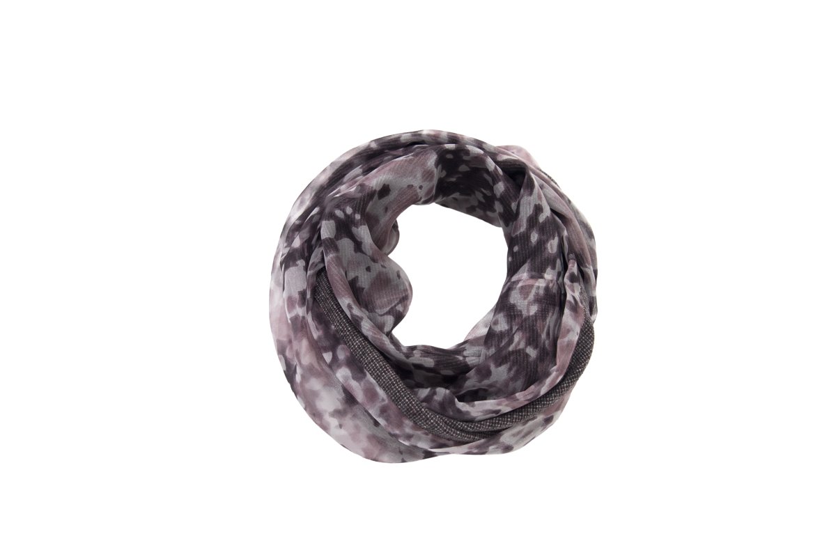Scaldacollo viola orchidea doubleface - immagine 4