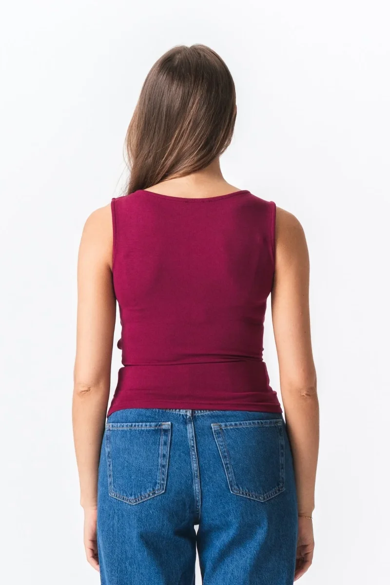 Ellie Top - Borgogna - immagine 4