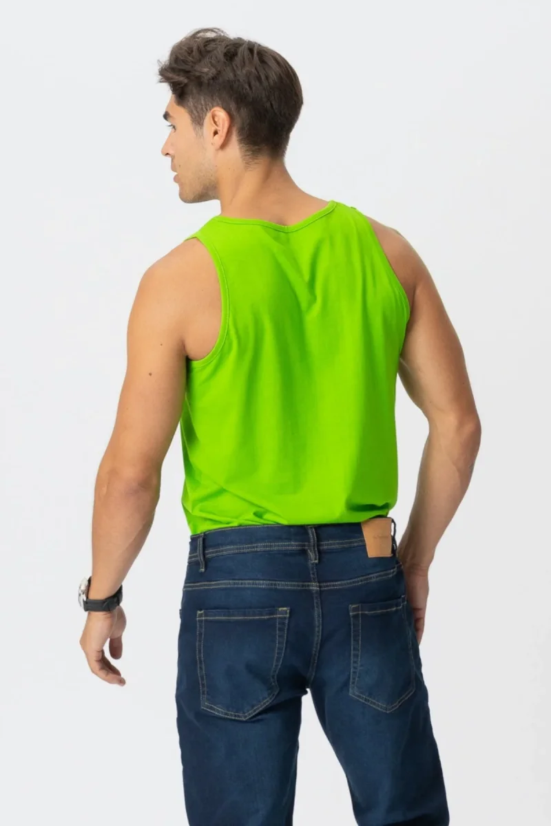 Basic Canotta - Verde lime - immagine 3