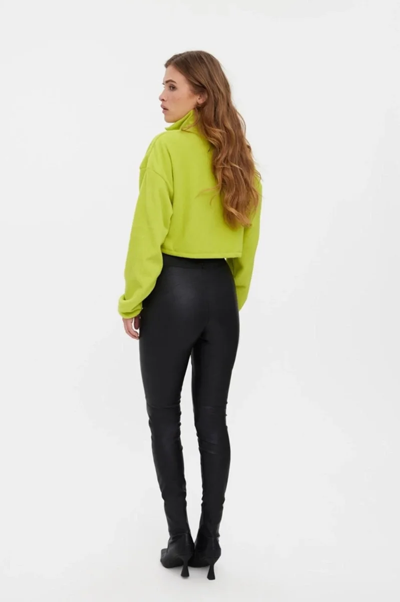 Leggings tagliato a tempesta - nero - immagine 5